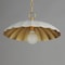 Maxim Lighting Primrose 1-Light Pendant, Matte White/Gold Leaf 18055MWGL - alternate 4
